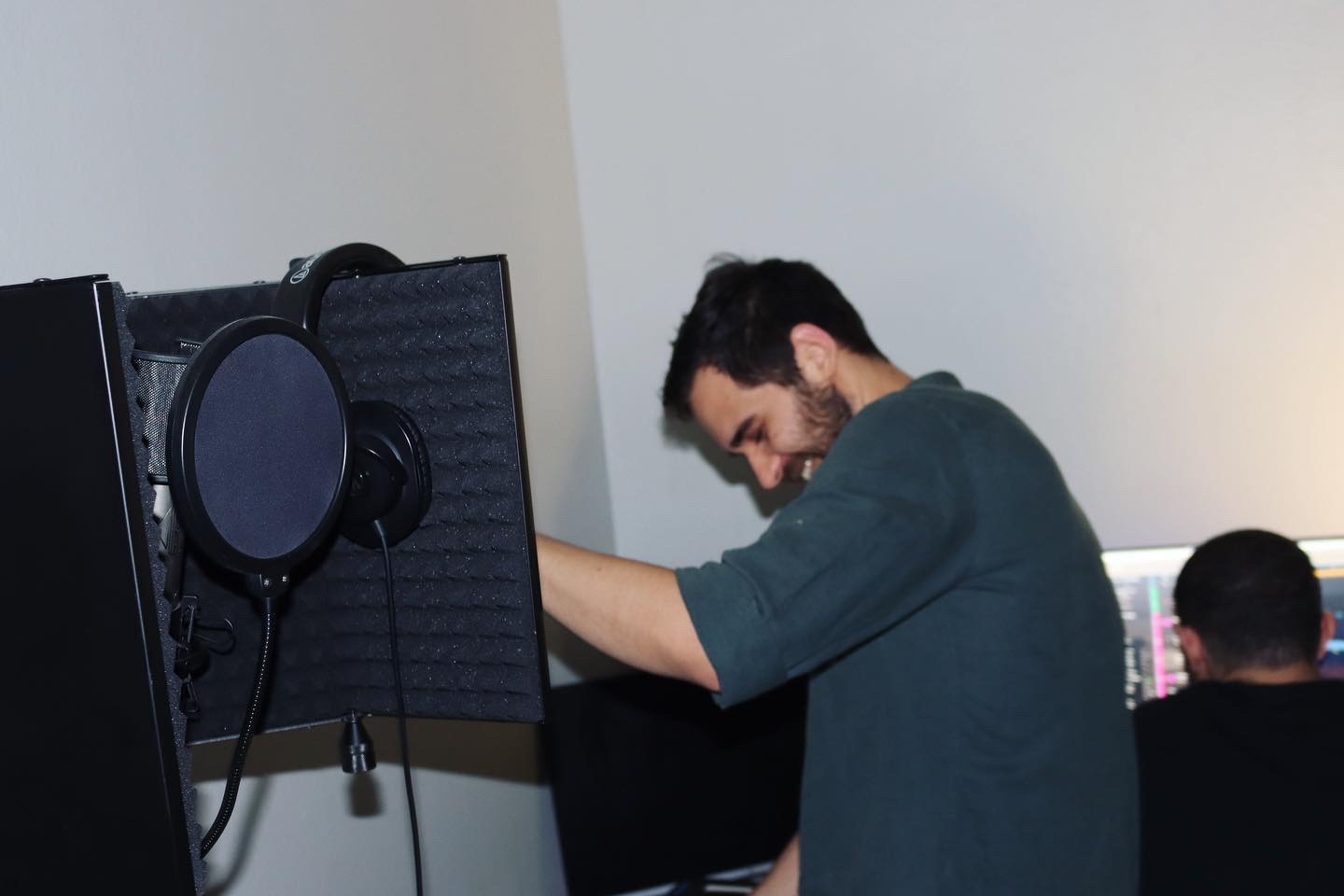 LUPO recording in the studio